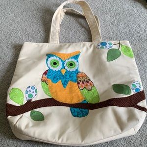 Small owl tote